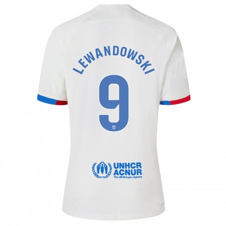 Goedkope FC Barcelona Lewandowski 9 Uitshirt 2023-24 Goedkope FC Barcelona Lewandowski 9 Uitshirt 2023-24